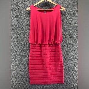 Dressbarn Collection Vibrant Pink Mini Dress